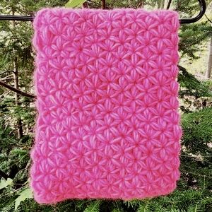 Pink Jasmine Stitch Cowl